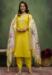 Picture of Cotton Dark Golden Rod Readymade Salwar Kameez