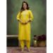 Picture of Cotton Dark Golden Rod Readymade Salwar Kameez