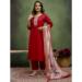 Picture of Fine Cotton Maroon Readymade Salwar Kameez