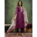 Picture of Statuesque Cotton Purple Readymade Salwar Kameez