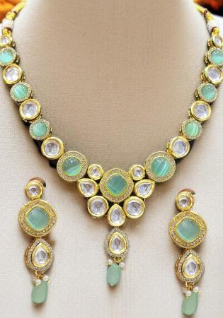 Picture of Beauteous Dark Sea Green Necklace Set