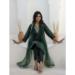 Picture of Good Looking Silk Dark Green Readymade Salwar Kameez