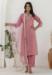 Picture of Enticing Silk Pale Violet Red Readymade Salwar Kameez