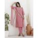 Picture of Enticing Silk Pale Violet Red Readymade Salwar Kameez