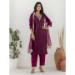 Picture of Stunning Silk Purple Readymade Salwar Kameez