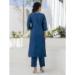 Picture of Nice Silk Navy Blue Readymade Salwar Kameez