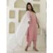 Picture of Magnificent Silk Rosy Brown Readymade Salwar Kameez