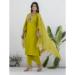 Picture of Cotton Dark Golden Rod Readymade Salwar Kameez