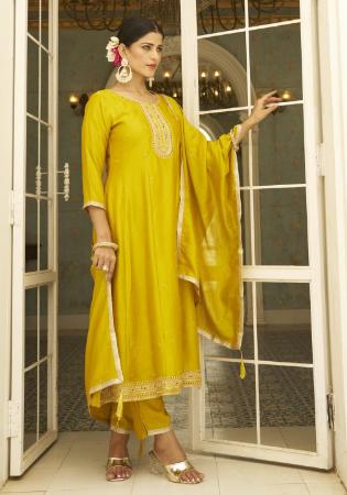 Picture of Pretty Silk Burly Wood Readymade Salwar Kameez