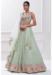 Picture of Exquisite Georgette Dark Sea Green Lehenga Choli