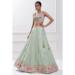 Picture of Exquisite Georgette Dark Sea Green Lehenga Choli