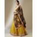 Picture of Classy Georgette Dark Golden Rod Lehenga Choli