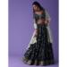 Picture of Alluring Georgette Dark Slate Grey Lehenga Choli