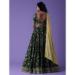 Picture of Fine Georgette Dark Olive Green Lehenga Choli