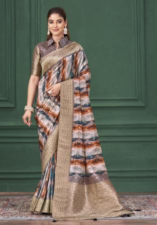 Picture of Sublime Silk Plum Saree