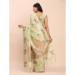 Picture of Radiant Cotton & Linen Pale Golden Rod Saree
