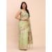 Picture of Radiant Cotton & Linen Pale Golden Rod Saree