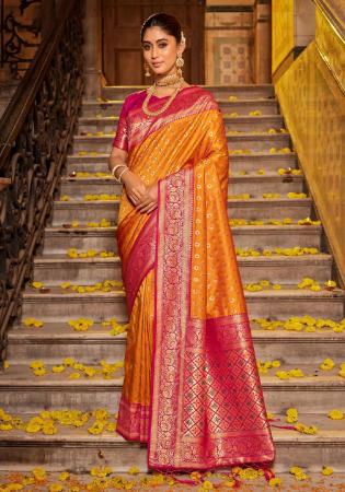 Picture of Admirable Silk Light Salmon Saree
