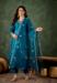 Picture of Ravishing Silk Navy Blue Readymade Salwar Kameez