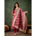 Picture of Marvelous Silk Maroon Readymade Salwar Kameez