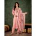 Picture of Elegant Silk Dark Salmon Readymade Salwar Kameez