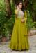Picture of Grand Georgette Dark Golden Rod Readymade Gown