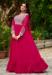Picture of Resplendent Georgette Crimson Readymade Gown