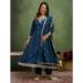Picture of Taking Silk Navy Blue Readymade Salwar Kameez