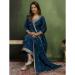 Picture of Taking Silk Navy Blue Readymade Salwar Kameez