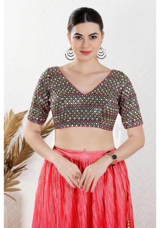 Picture of Appealing Georgette & Silk Dim Gray Designer Blouse