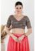 Picture of Appealing Georgette & Silk Dim Gray Designer Blouse