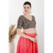 Picture of Appealing Georgette & Silk Dim Gray Designer Blouse