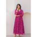 Picture of Amazing Georgette Fire Brick Kurtis & Tunic