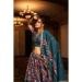 Picture of Crepe & Georgette Dark Slate Grey Lehenga Choli