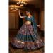 Picture of Crepe & Georgette Dark Slate Grey Lehenga Choli