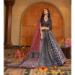 Picture of Beautiful Crepe & Georgette Black Lehenga Choli