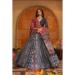 Picture of Beautiful Crepe & Georgette Black Lehenga Choli