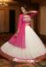 Picture of Crepe & Georgette Pale Violet Red Lehenga Choli