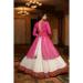 Picture of Crepe & Georgette Pale Violet Red Lehenga Choli
