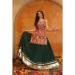 Picture of Exquisite Crepe & Georgette Black Lehenga Choli