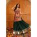 Picture of Exquisite Crepe & Georgette Black Lehenga Choli