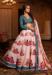 Picture of Ravishing Crepe & Georgette Sea Green Lehenga Choli