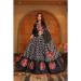 Picture of Beautiful Crepe & Georgette Black Lehenga Choli