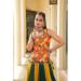 Picture of Crepe & Georgette Forest Green Lehenga Choli