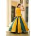 Picture of Crepe & Georgette Forest Green Lehenga Choli