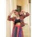Picture of Superb Crepe & Georgette Indian Red Lehenga Choli