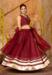 Picture of Splendid Crepe & Georgette Maroon Lehenga Choli