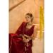 Picture of Splendid Crepe & Georgette Maroon Lehenga Choli