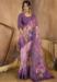 Picture of Fine Linen Purple Saree
