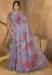 Picture of Good Looking Linen Light Slate Grey Saree
